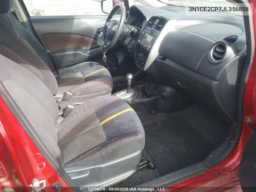 2018 NISSAN NOTE VIN 3N1CE2CP7JL356858 — фото 5