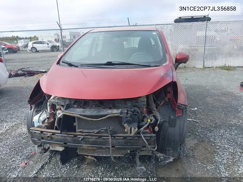 2018 NISSAN NOTE VIN 3N1CE2CP7JL356858 — фото 6