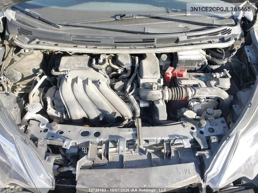 2018 NISSAN NOTE VIN 3N1CE2CP0JL365465 — фото 10