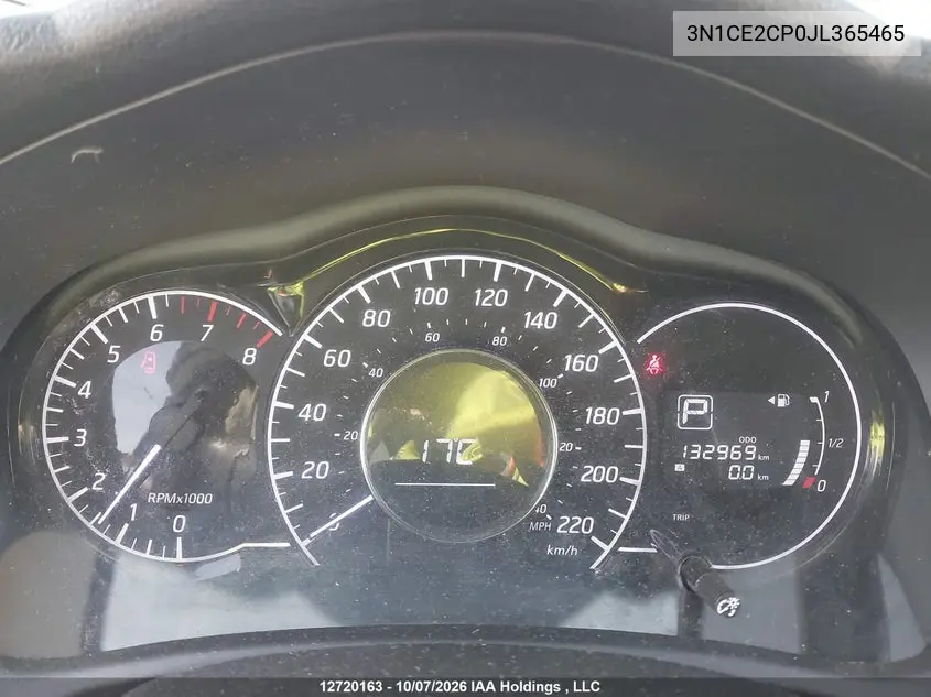 2018 NISSAN NOTE VIN 3N1CE2CP0JL365465 — фото 7