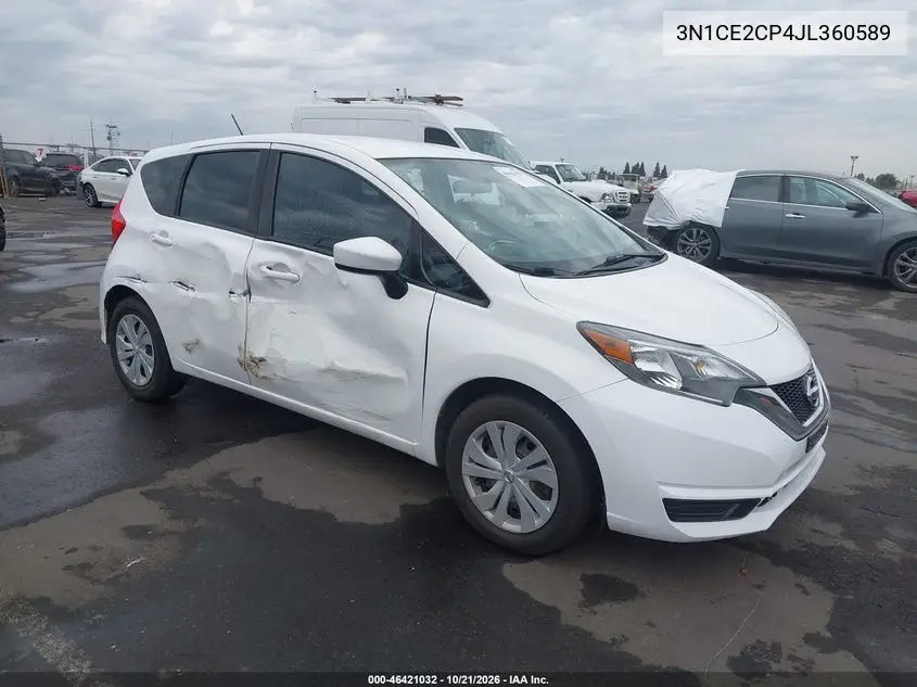 NISSAN NOTE 2018, VIN 3N1CE2CP4JL360589