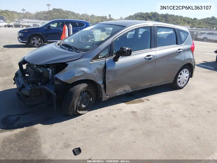 2019 NISSAN NOTE VIN 3N1CE2CP6KL363107 — фото 2