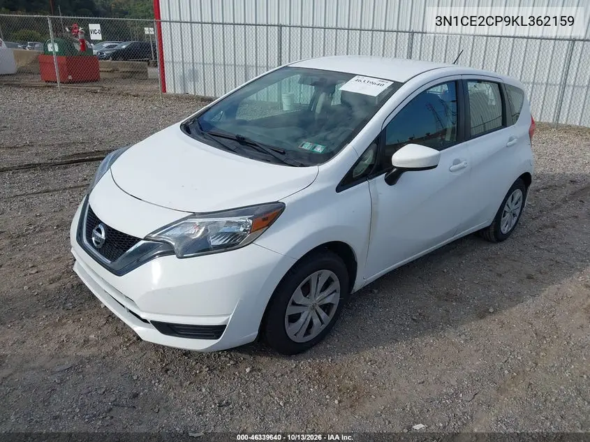 2019 NISSAN NOTE VIN 3N1CE2CP9KL362159 — фото 2