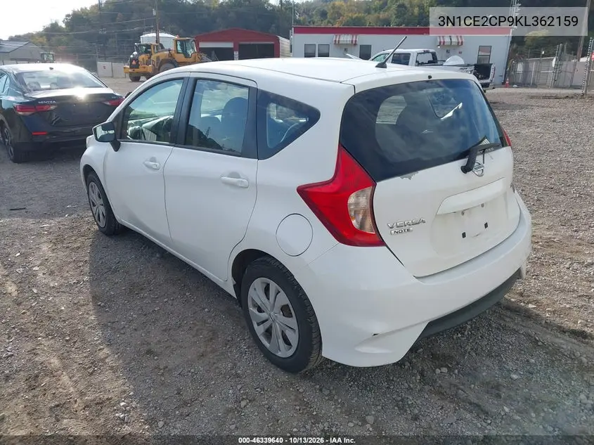2019 NISSAN NOTE VIN 3N1CE2CP9KL362159 — фото 3