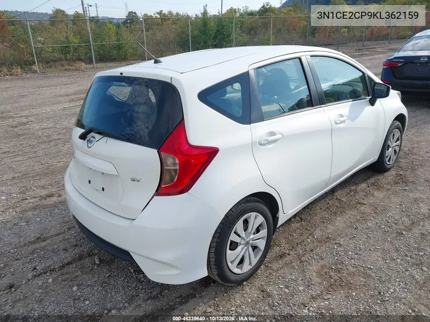 2019 NISSAN NOTE VIN 3N1CE2CP9KL362159 — фото 4