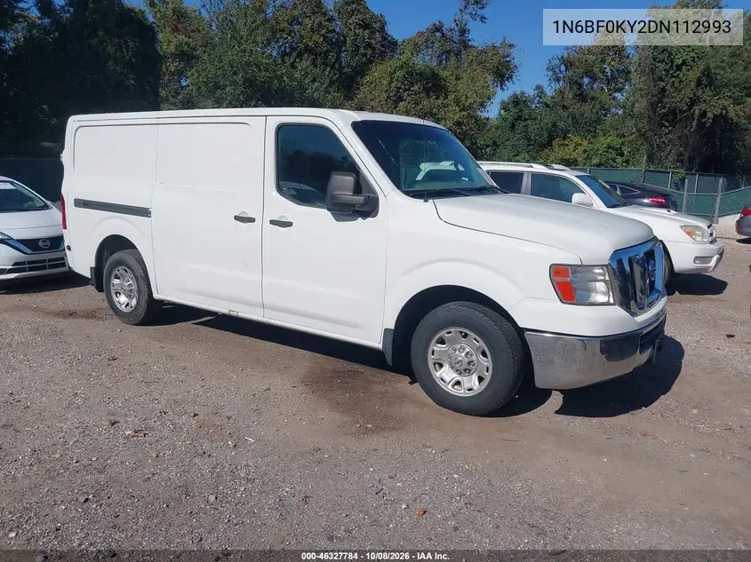 NISSAN NV 2013, VIN 1N6BF0KY2DN112993