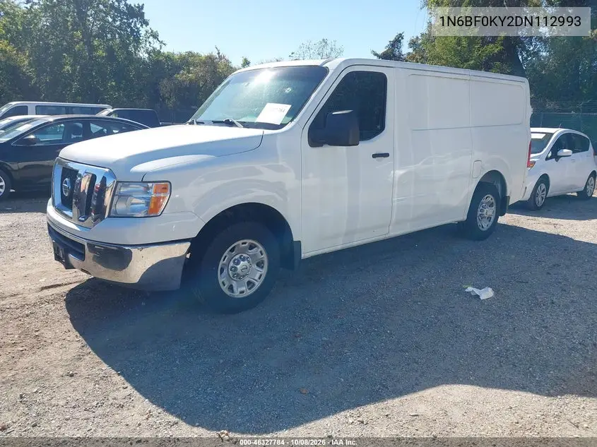 2013 NISSAN NV VIN 1N6BF0KY2DN112993 — фото 2