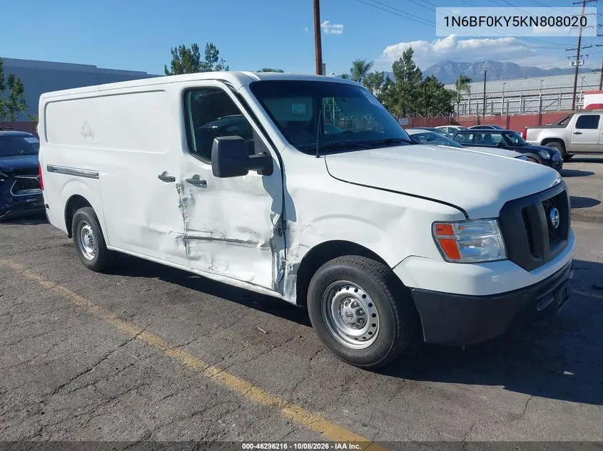 NISSAN NV 2019, VIN 1N6BF0KY5KN808020