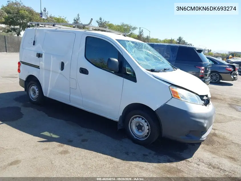 NISSAN NV200 2013, VIN 3N6CM0KN6DK693274