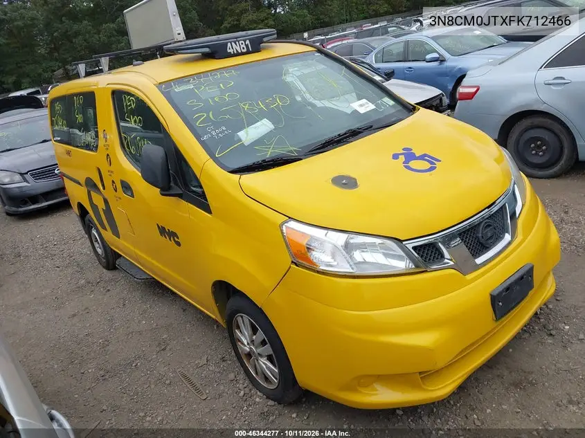 NISSAN NV200 2015, VIN 3N8CM0JTXFK712466