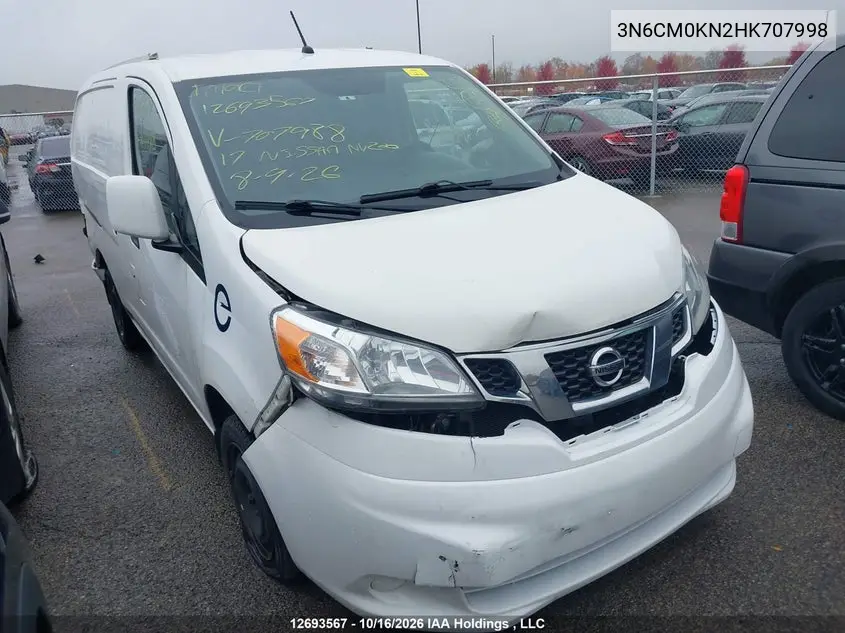 NISSAN NV200 2017, VIN 3N6CM0KN2HK707998