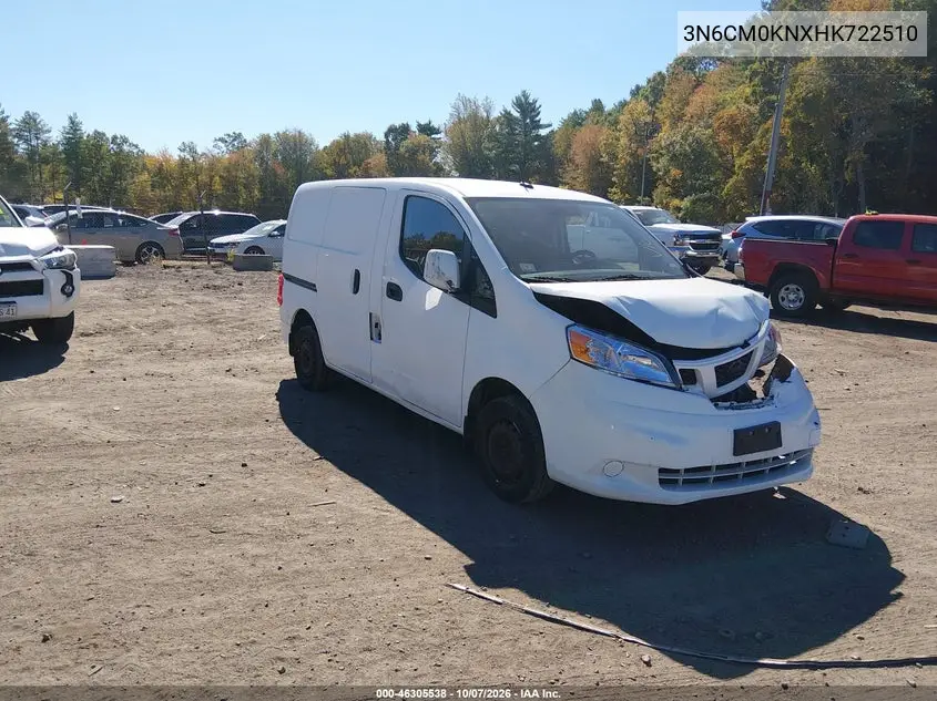 NISSAN NV200 2017, VIN 3N6CM0KNXHK722510