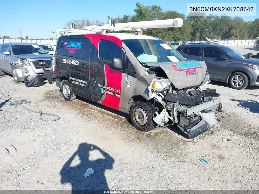 NISSAN NV200 2019, VIN 3N6CM0KN2KK708642