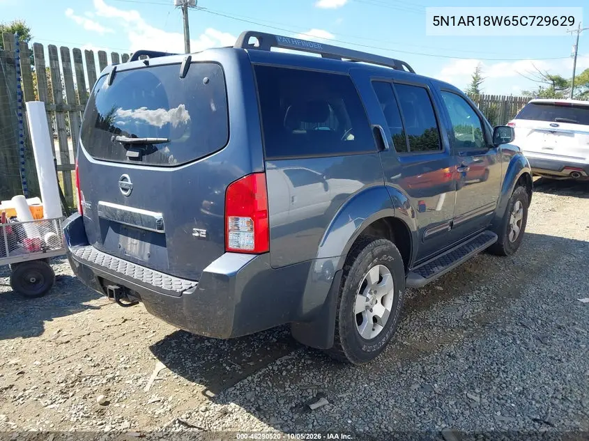 2005 NISSAN PATHFINDER VIN 5N1AR18W65C729629 — фото 4
