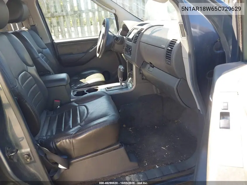 2005 NISSAN PATHFINDER VIN 5N1AR18W65C729629 — фото 5