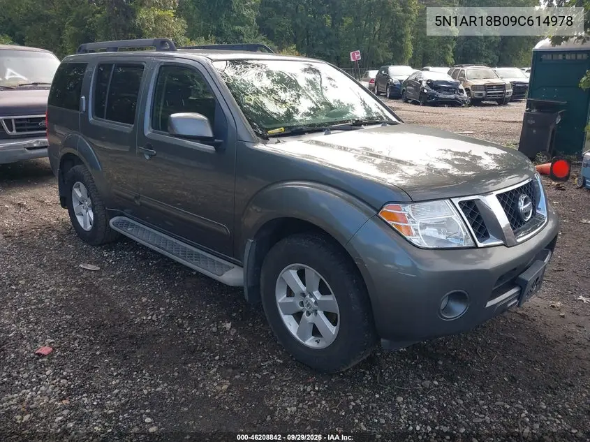 NISSAN PATHFINDER 2009, VIN 5N1AR18B09C614978