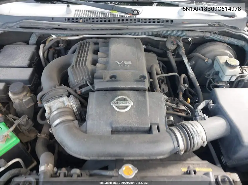 2009 NISSAN PATHFINDER VIN 5N1AR18B09C614978 — фото 10