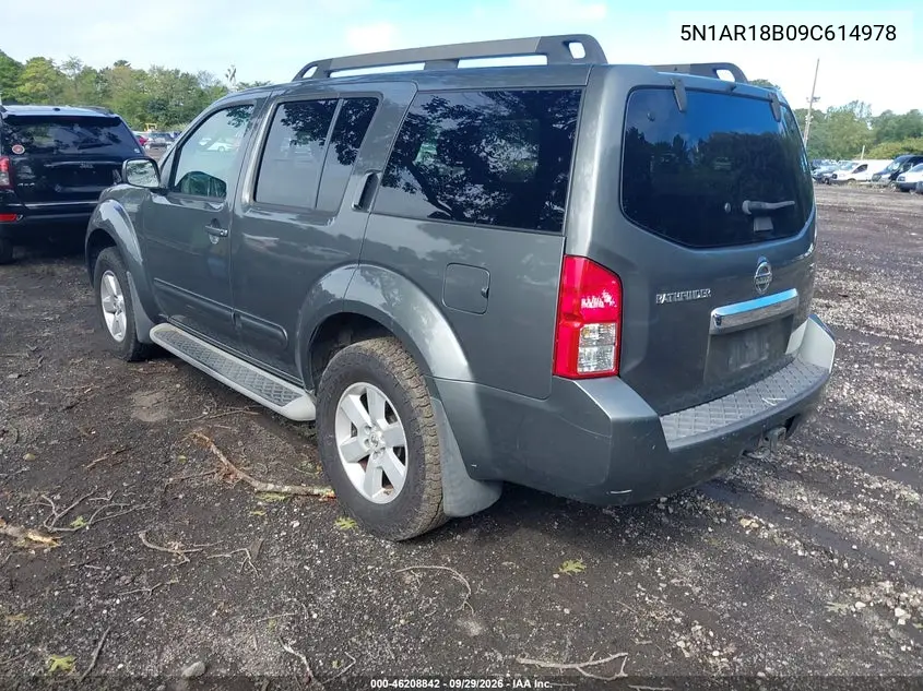 2009 NISSAN PATHFINDER VIN 5N1AR18B09C614978 — фото 3
