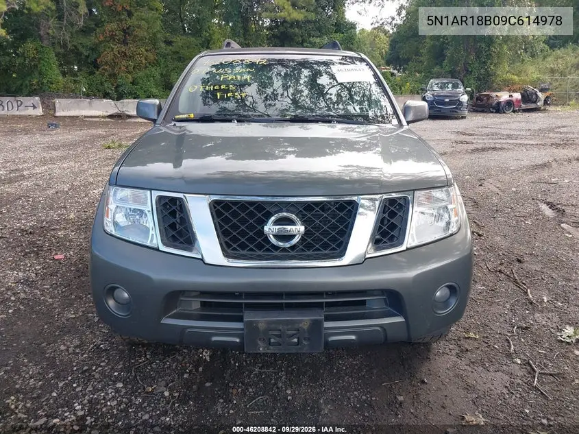 2009 NISSAN PATHFINDER VIN 5N1AR18B09C614978 — фото 6