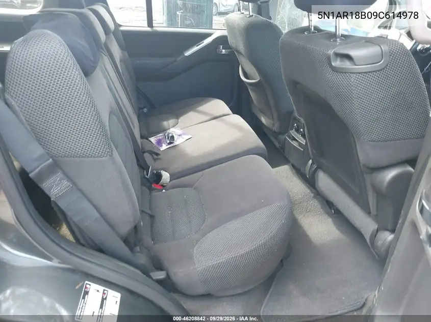 2009 NISSAN PATHFINDER VIN 5N1AR18B09C614978 — фото 8
