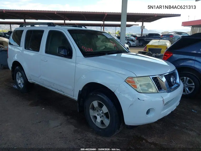 NISSAN PATHFINDER 2010, VIN 5N1AR1NB4AC621313