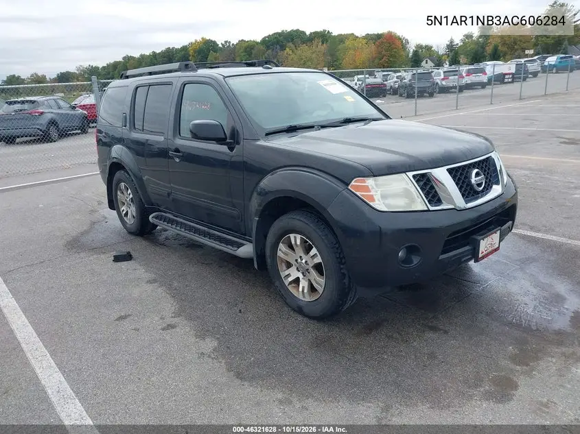 NISSAN PATHFINDER 2010, VIN 5N1AR1NB3AC606284