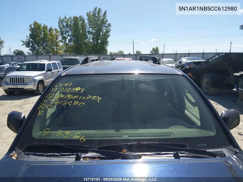 2012 NISSAN PATHFINDER VIN 5N1AR1NB5CC612980 — фото 17
