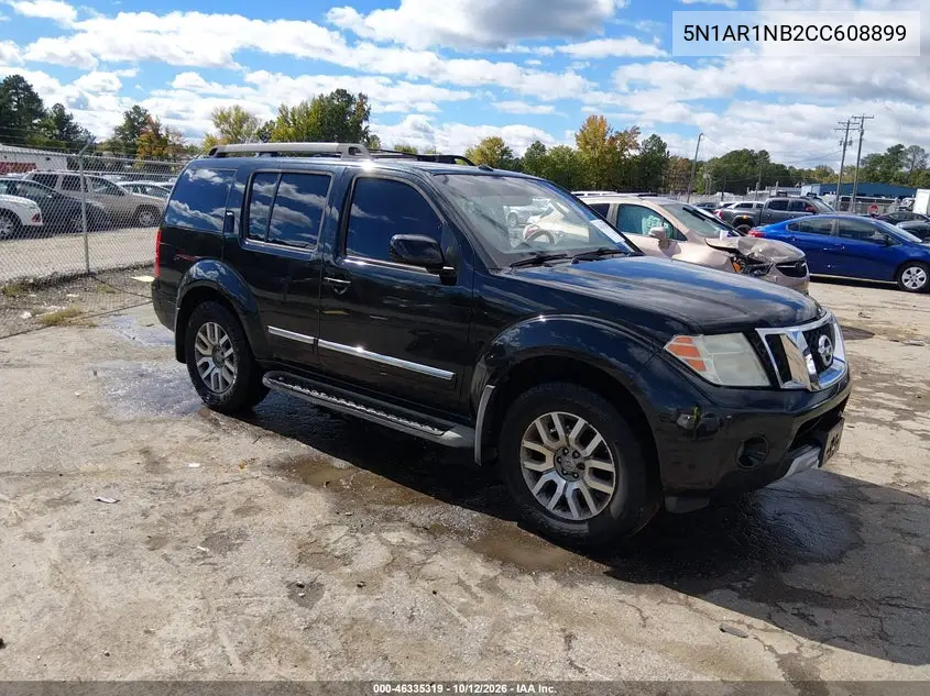 NISSAN PATHFINDER 2012, VIN 5N1AR1NB2CC608899