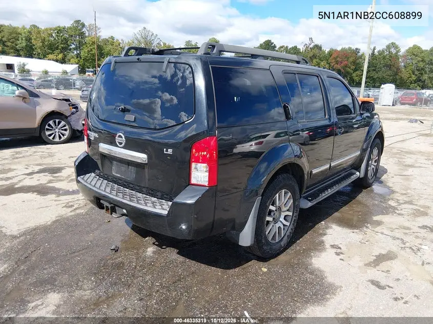 2012 NISSAN PATHFINDER VIN 5N1AR1NB2CC608899 — фото 4
