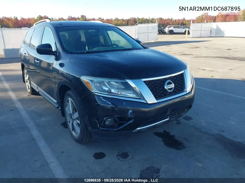 NISSAN PATHFINDER 2013, VIN 5N1AR2MM1DC687895