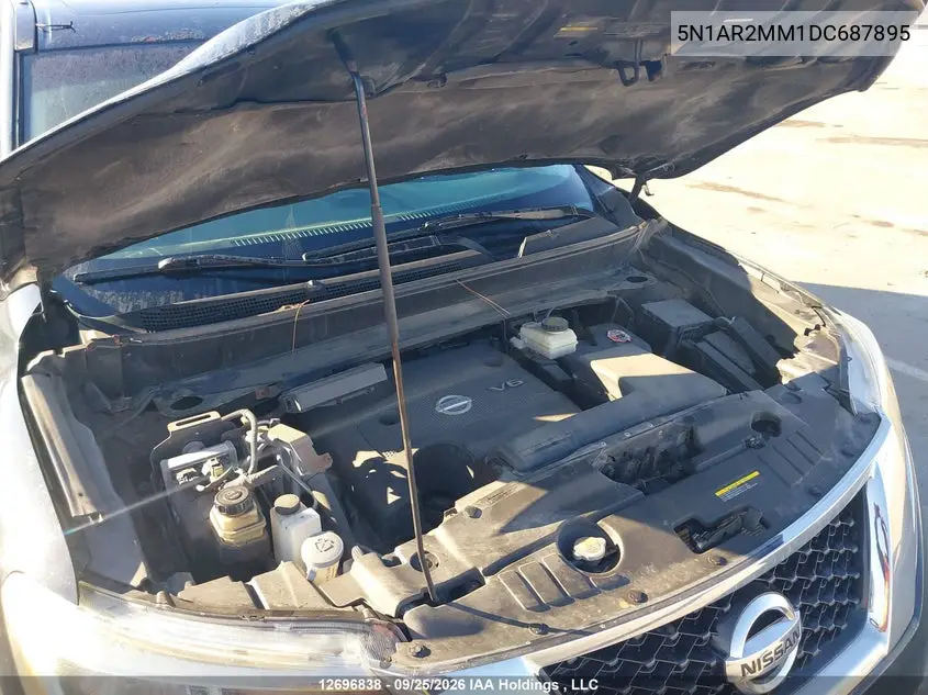 2013 NISSAN PATHFINDER VIN 5N1AR2MM1DC687895 — фото 10
