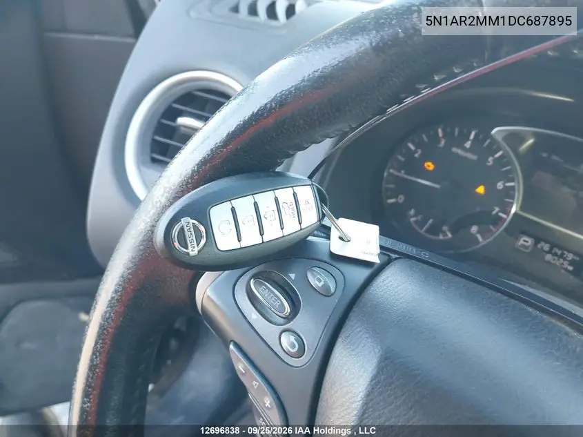 2013 NISSAN PATHFINDER VIN 5N1AR2MM1DC687895 — фото 11