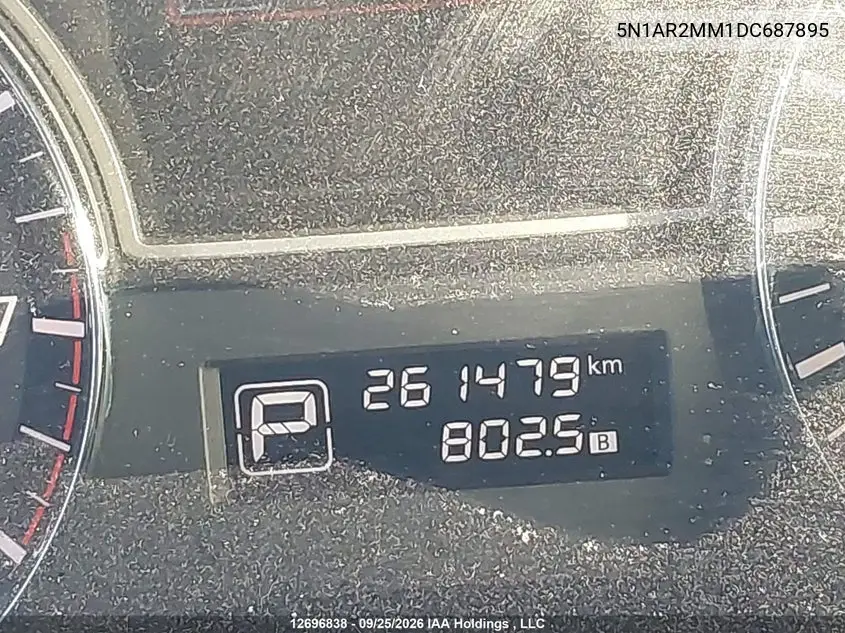 2013 NISSAN PATHFINDER VIN 5N1AR2MM1DC687895 — фото 16