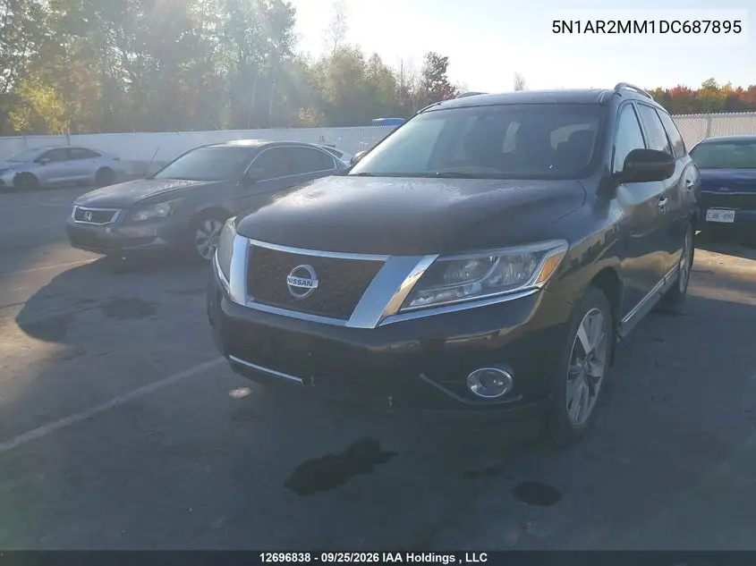 2013 NISSAN PATHFINDER VIN 5N1AR2MM1DC687895 — фото 2