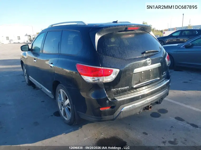 2013 NISSAN PATHFINDER VIN 5N1AR2MM1DC687895 — фото 3