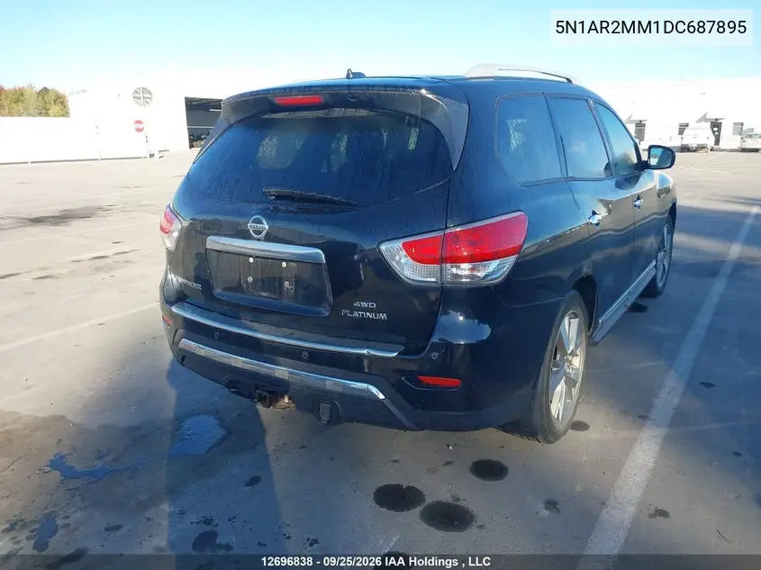 2013 NISSAN PATHFINDER VIN 5N1AR2MM1DC687895 — фото 4
