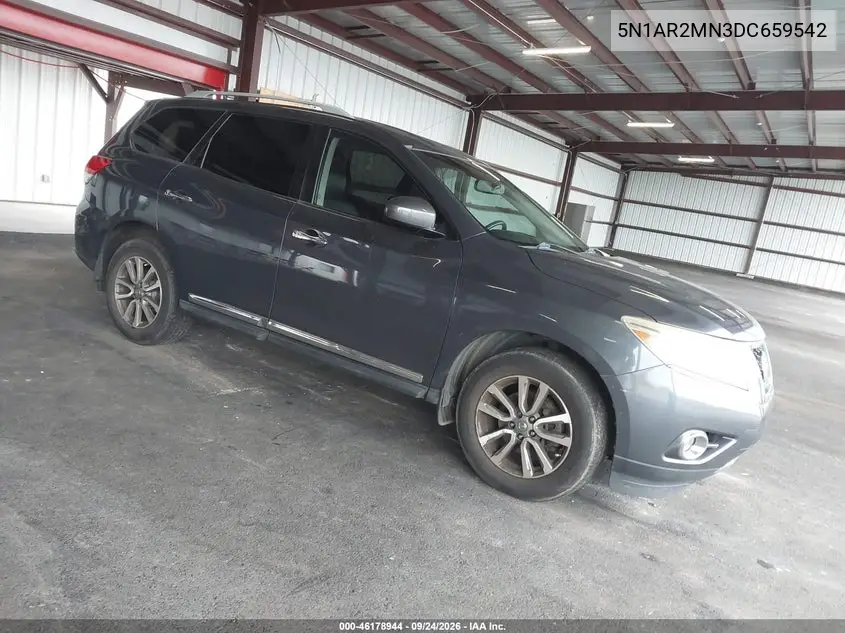 NISSAN PATHFINDER 2013, VIN 5N1AR2MN3DC659542