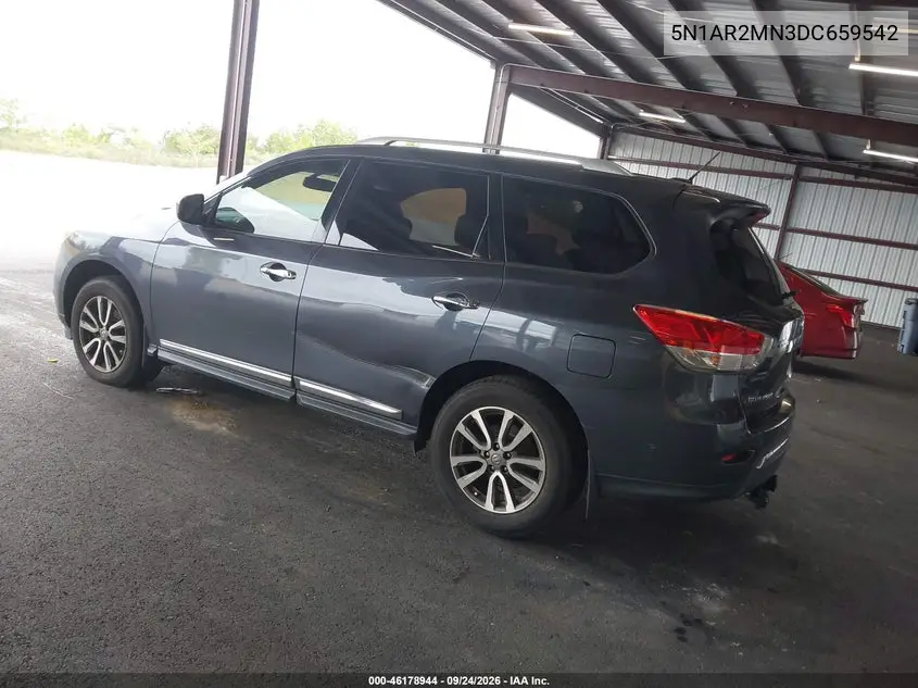 2013 NISSAN PATHFINDER VIN 5N1AR2MN3DC659542 — фото 3