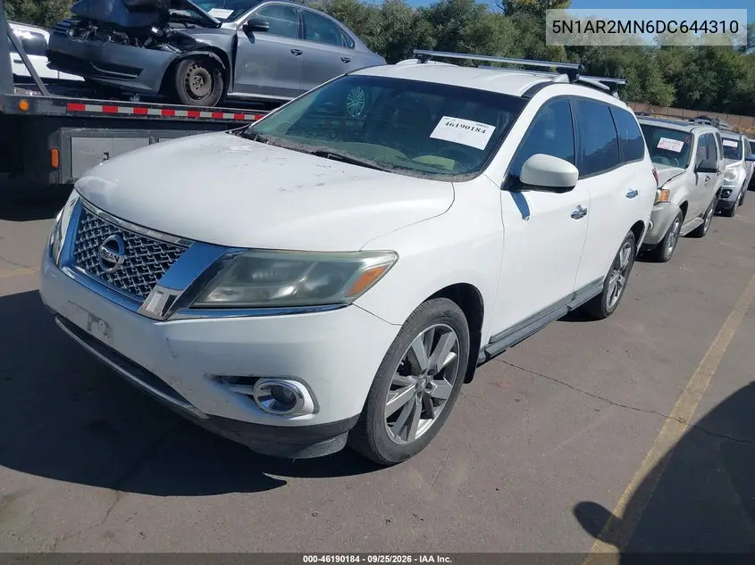 2013 NISSAN PATHFINDER VIN 5N1AR2MN6DC644310 — фото 2
