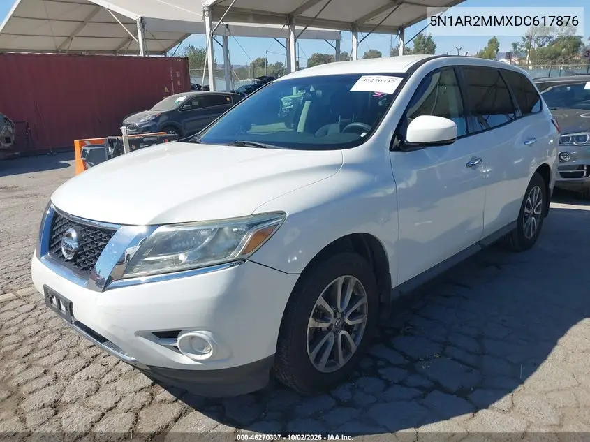 2013 NISSAN PATHFINDER VIN 5N1AR2MMXDC617876 — фото 2