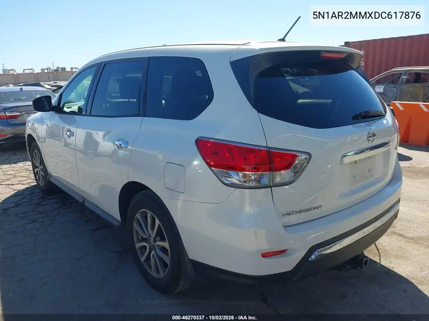 2013 NISSAN PATHFINDER VIN 5N1AR2MMXDC617876 — фото 3