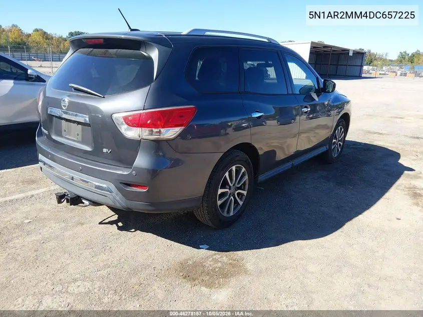 2013 NISSAN PATHFINDER VIN 5N1AR2MM4DC657225 — фото 4