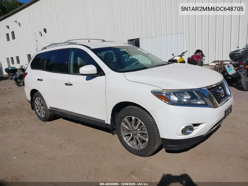 NISSAN PATHFINDER 2013, VIN 5N1AR2MM6DC648705