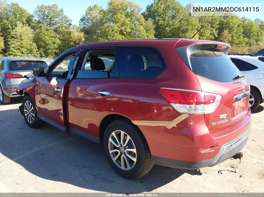 2013 NISSAN PATHFINDER VIN 5N1AR2MM2DC614115 — фото 3