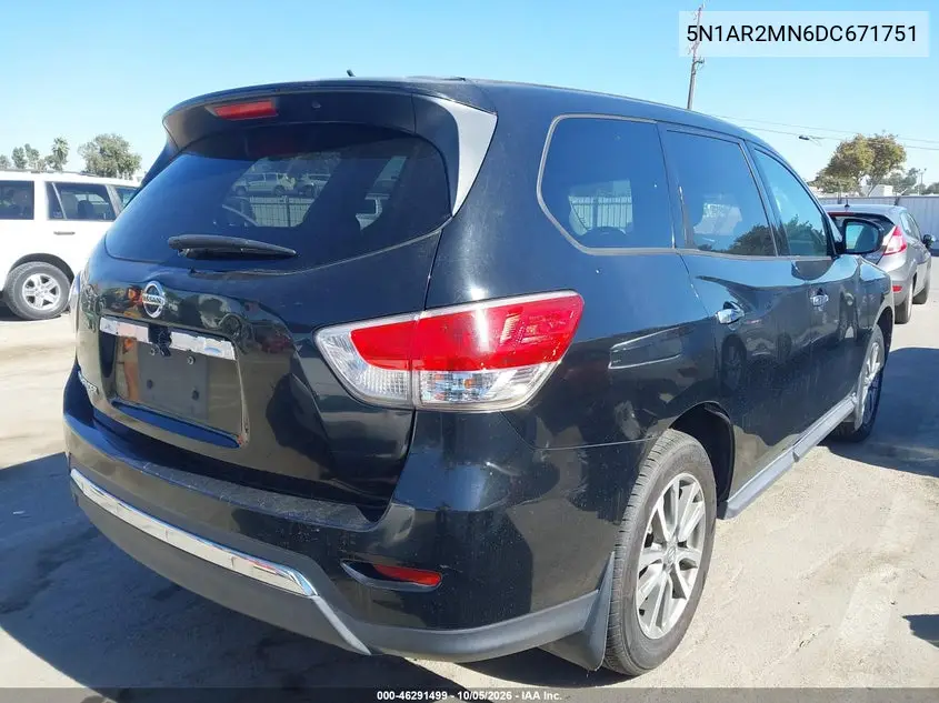 2013 NISSAN PATHFINDER VIN 5N1AR2MN6DC671751 — фото 4