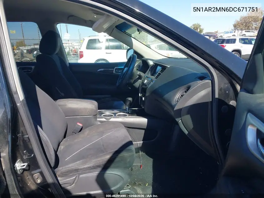 2013 NISSAN PATHFINDER VIN 5N1AR2MN6DC671751 — фото 5