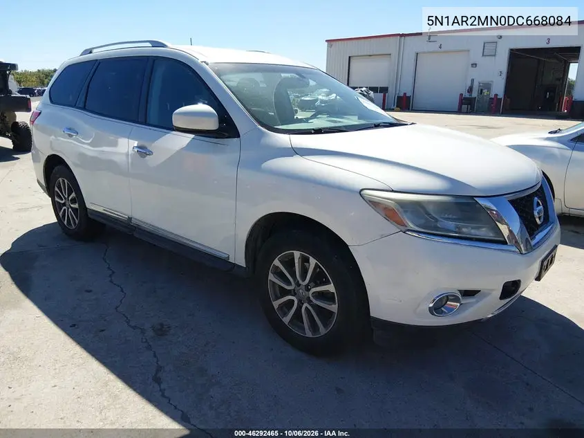 NISSAN PATHFINDER 2013, VIN 5N1AR2MN0DC668084