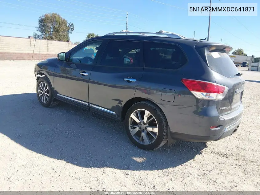 2013 NISSAN PATHFINDER VIN 5N1AR2MMXDC641871 — фото 3