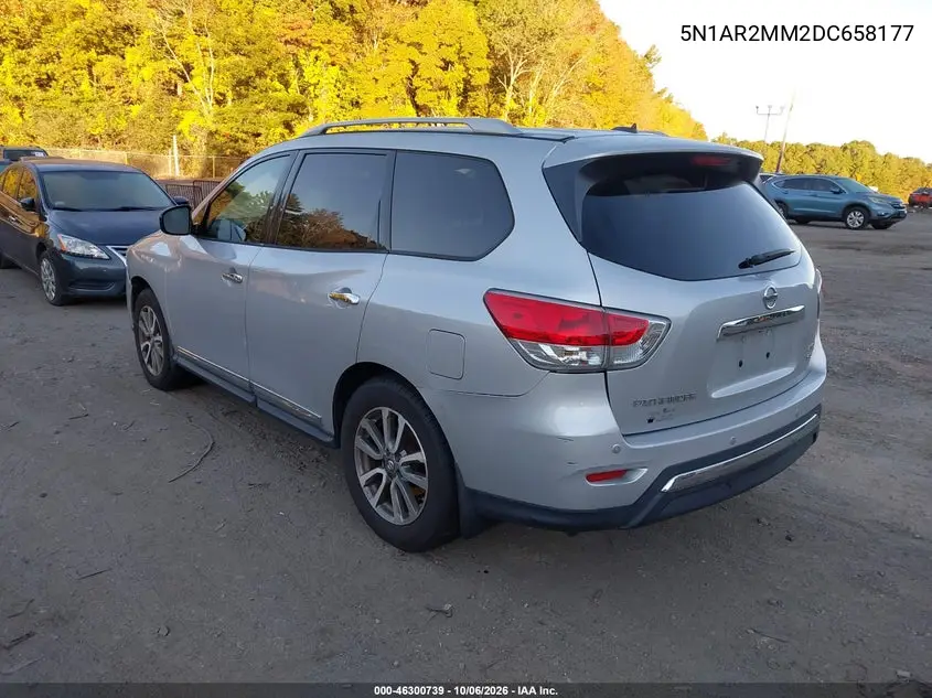 2013 NISSAN PATHFINDER VIN 5N1AR2MM2DC658177 — фото 3