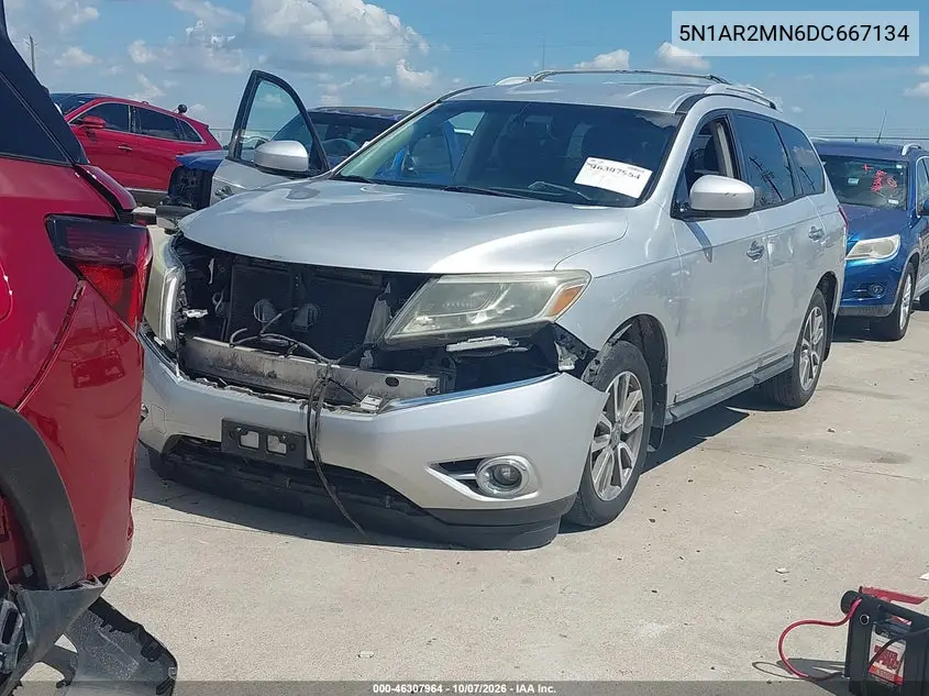2013 NISSAN PATHFINDER VIN 5N1AR2MN6DC667134 — фото 2